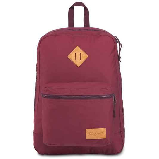 JANSPORT Super Lite Backpack -Russet Red W/Dried Fig