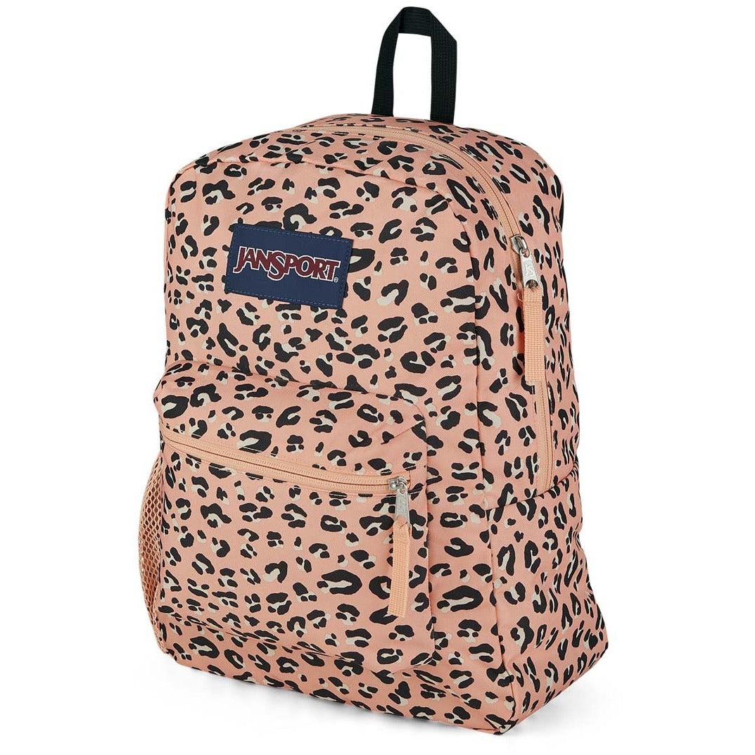  JanSport Cross Town Sac à dos - Chat de fête rose