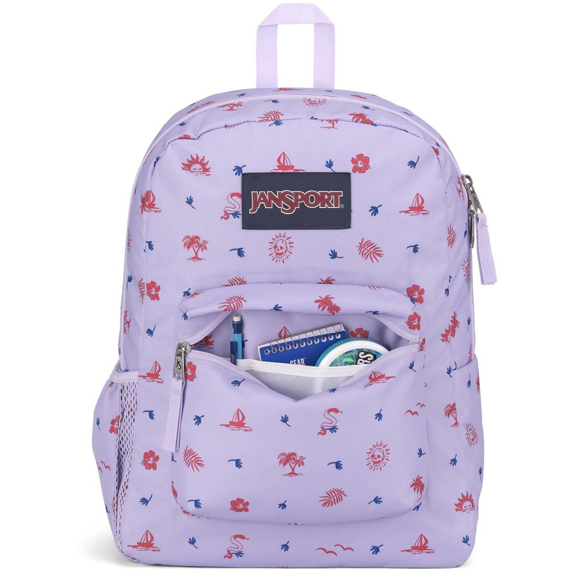 JanSport Cross Town Backpack Lagoon Luau