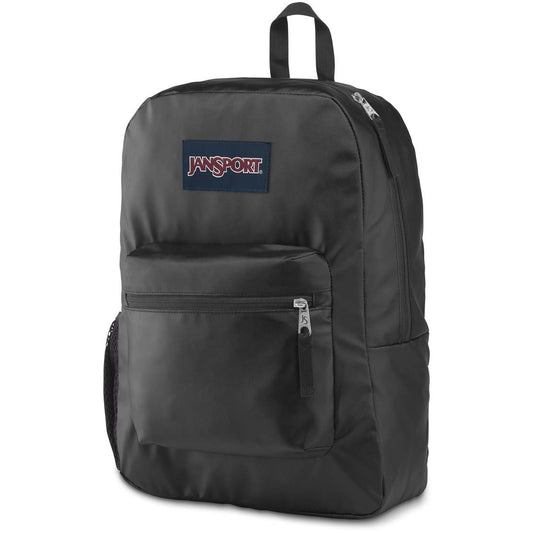 JanSport Cross Town Remix Backpack – Black Matte Coated