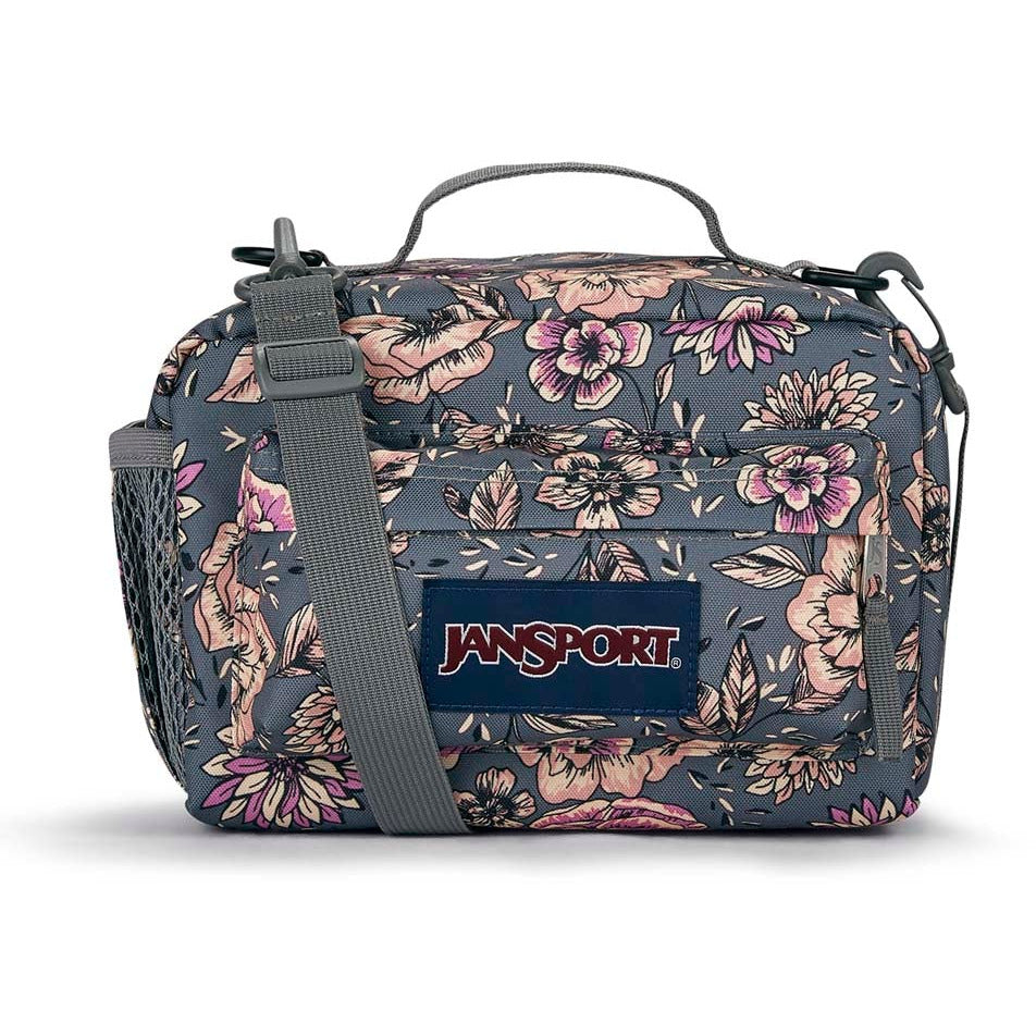 JanSport The Carryout sac à lunch - Boho Floral Gris Graphite