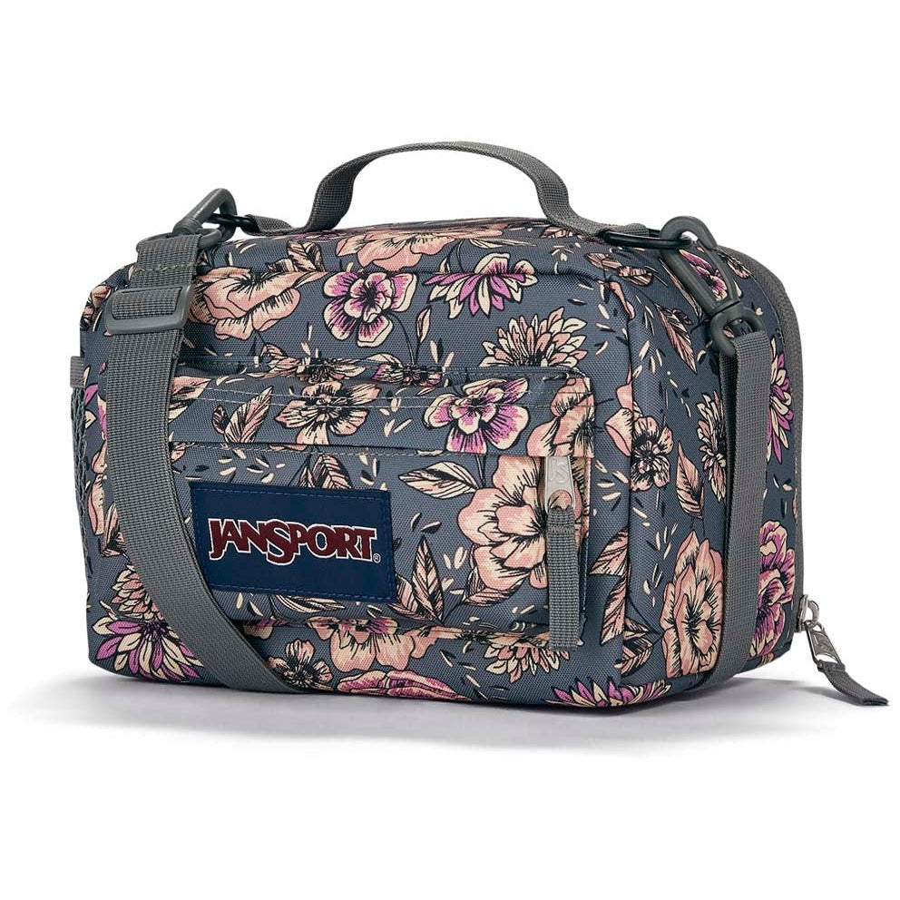 JanSport The Carryout sac à lunch - Boho Floral Gris Graphite