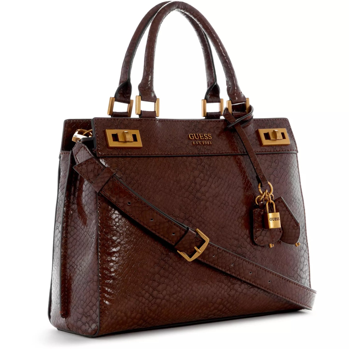 GUESS Katey Exotic Luxury Satchel