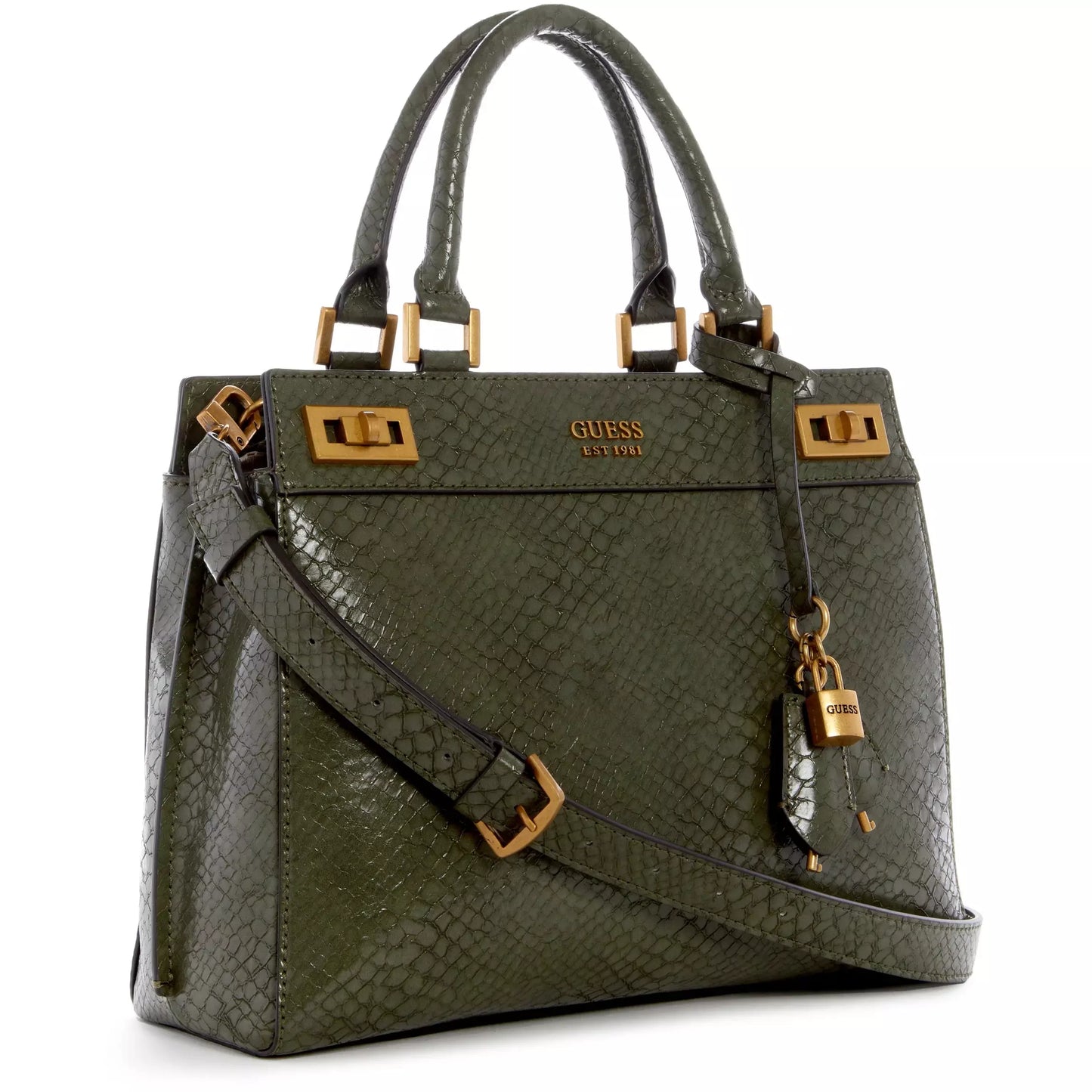 GUESS Katey Exotic Luxury Satchel