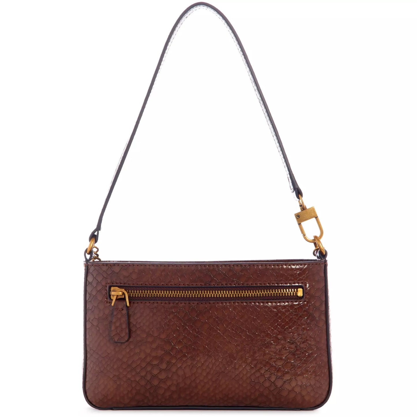 GUESS Katey Exotic Mini Top Zip Shoulder Bag