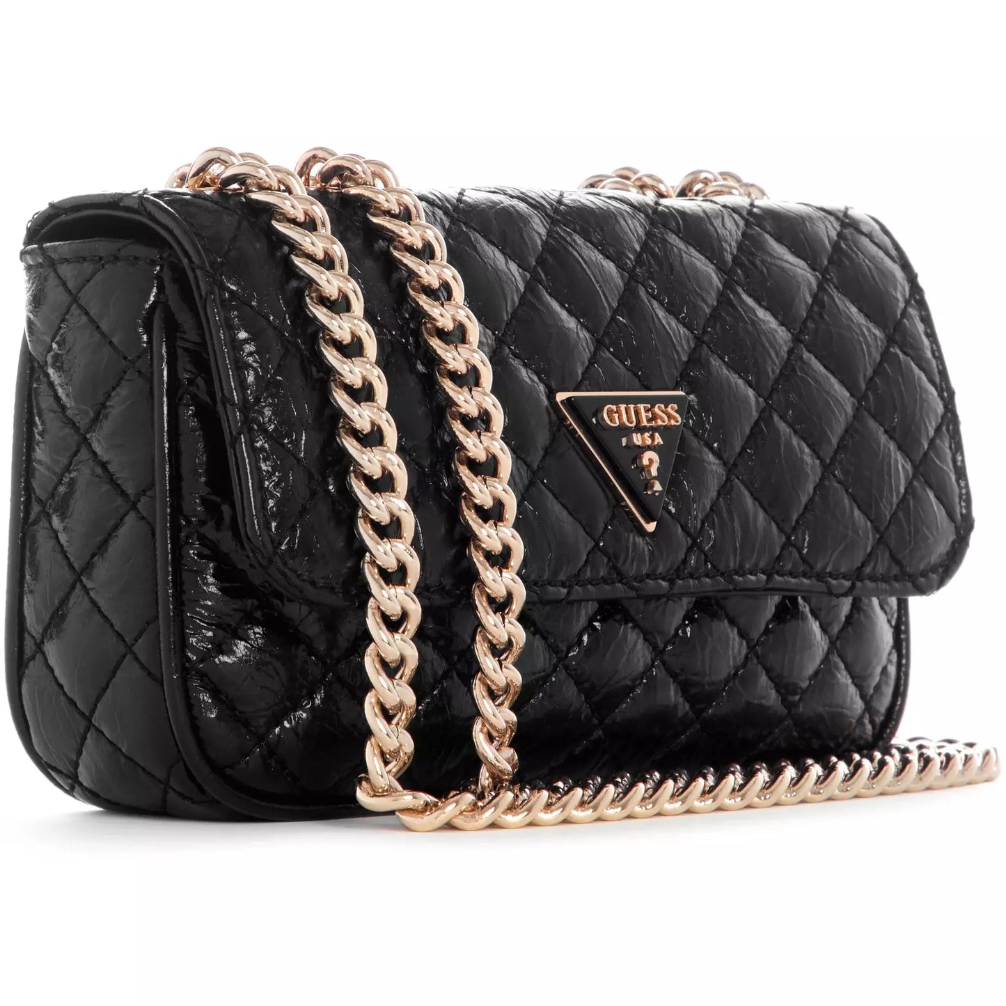 Mini sac à bandoulière Spark Micro GUESS - Noir