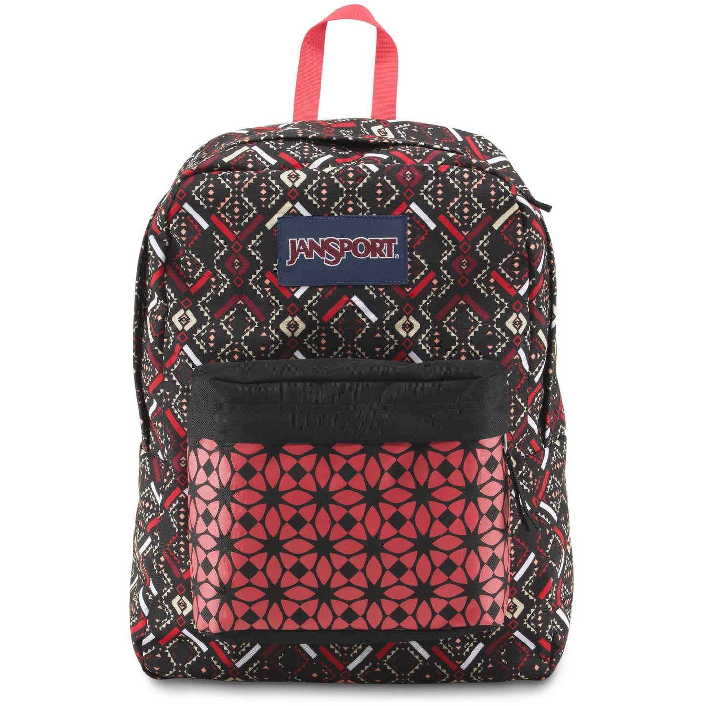 JanSport SuperBreak Sac à dos 01Y Coral Dusk Tribal Mosaic