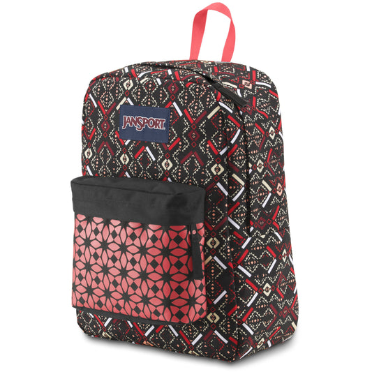 JanSport SuperBreak Sac à dos 01Y Coral Dusk Tribal Mosaic