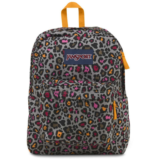 JanSport SuperBreak Sac à dos 0AB Gris Lapin Lucy Léopard