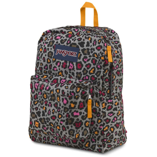 JanSport SuperBreak Sac à dos 0AB Gris Lapin Lucy Léopard