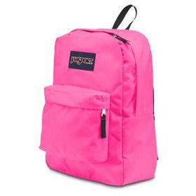 JanSport SuperBreak Backpack - Fluorescent Pink