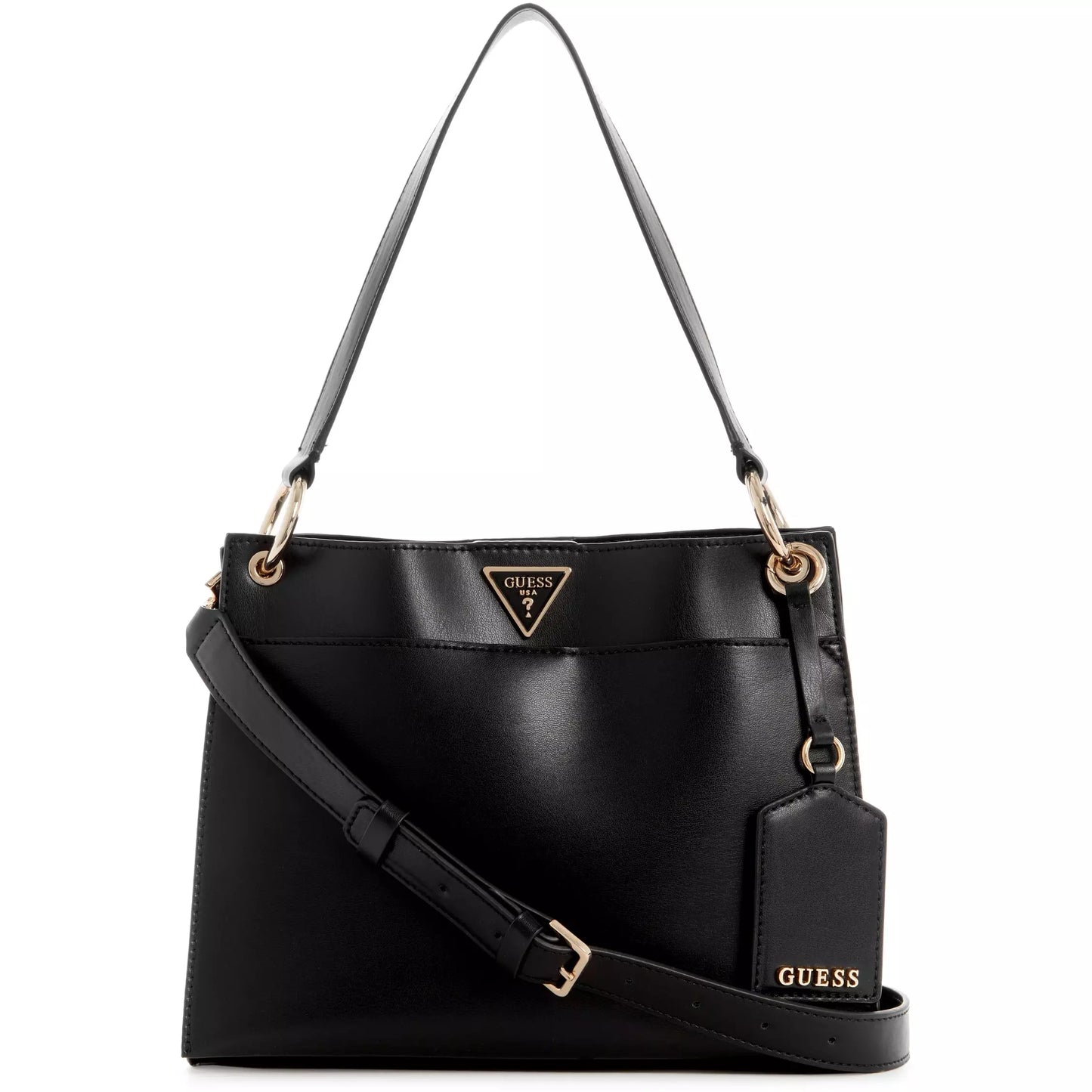 GUESS Basilea Girlfriend Satchel - Black