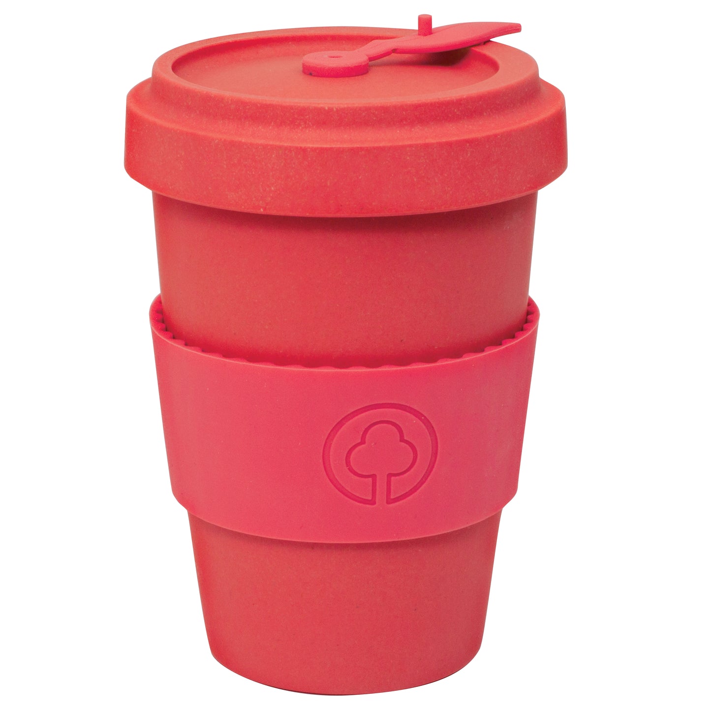 Geo Bamboo Tumbler 500ML - Red