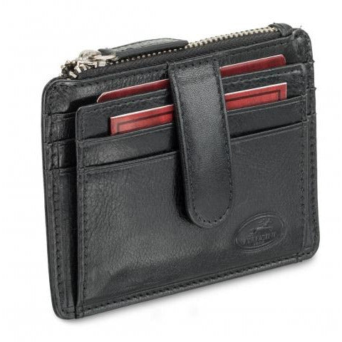 Mancini EQUESTRIAN-2 Porte-cartes sécurisé RFID pour homme et poche à monnaie