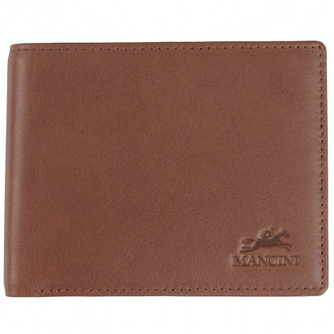 MANCINI Bellagio Billfold Coin Pocket Wallet