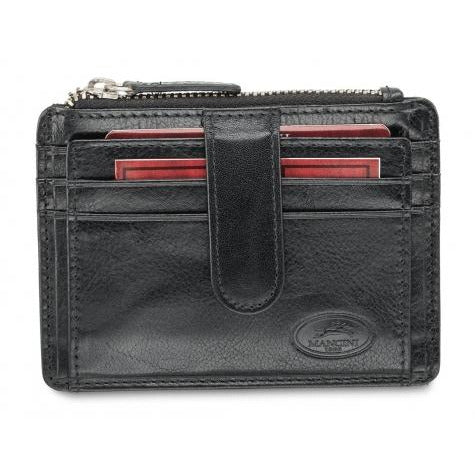 Mancini EQUESTRIAN-2 Porte-cartes sécurisé RFID pour homme et poche à monnaie