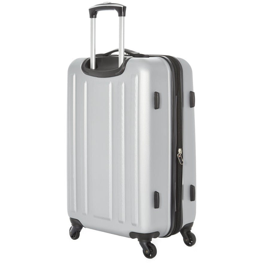 swissgear la sarinne  medium silver luggage