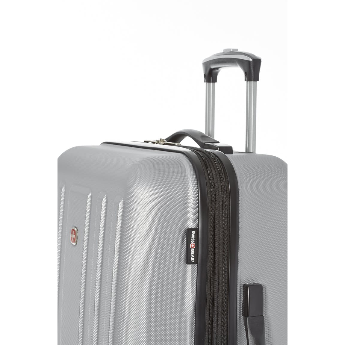 swissgear la sarinne  medium silver luggage