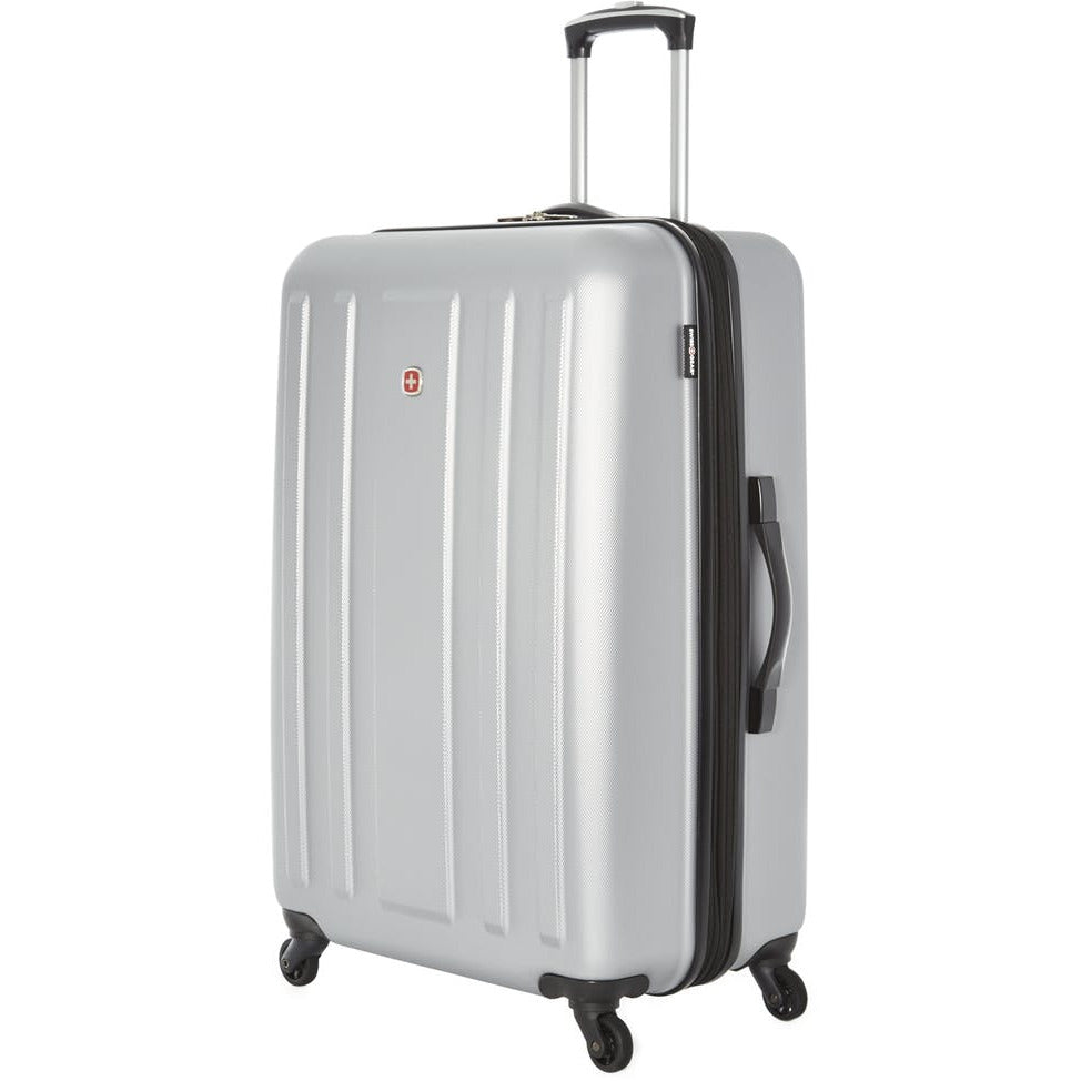 swissgear la sarrine large silver luggage