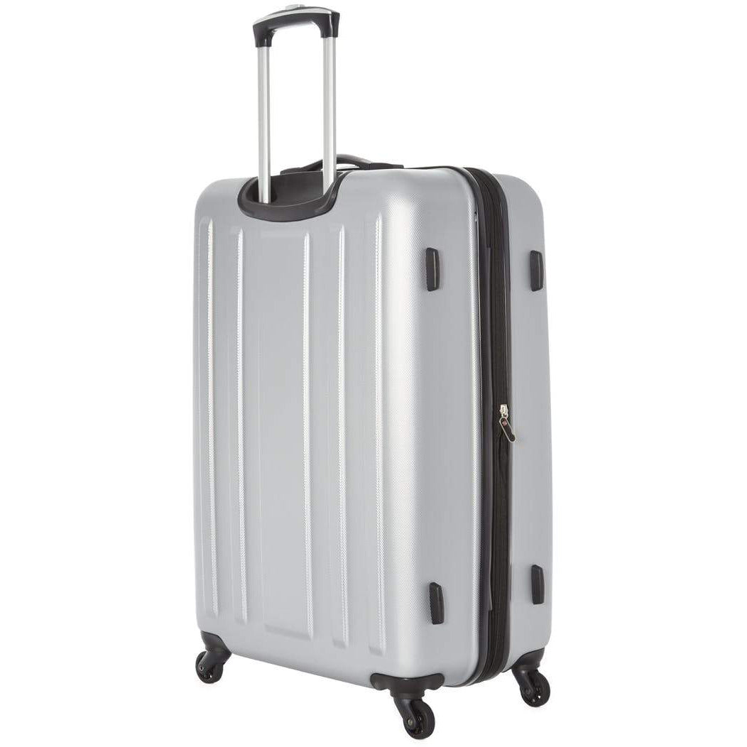 swissgear la sarrine large silver luggage