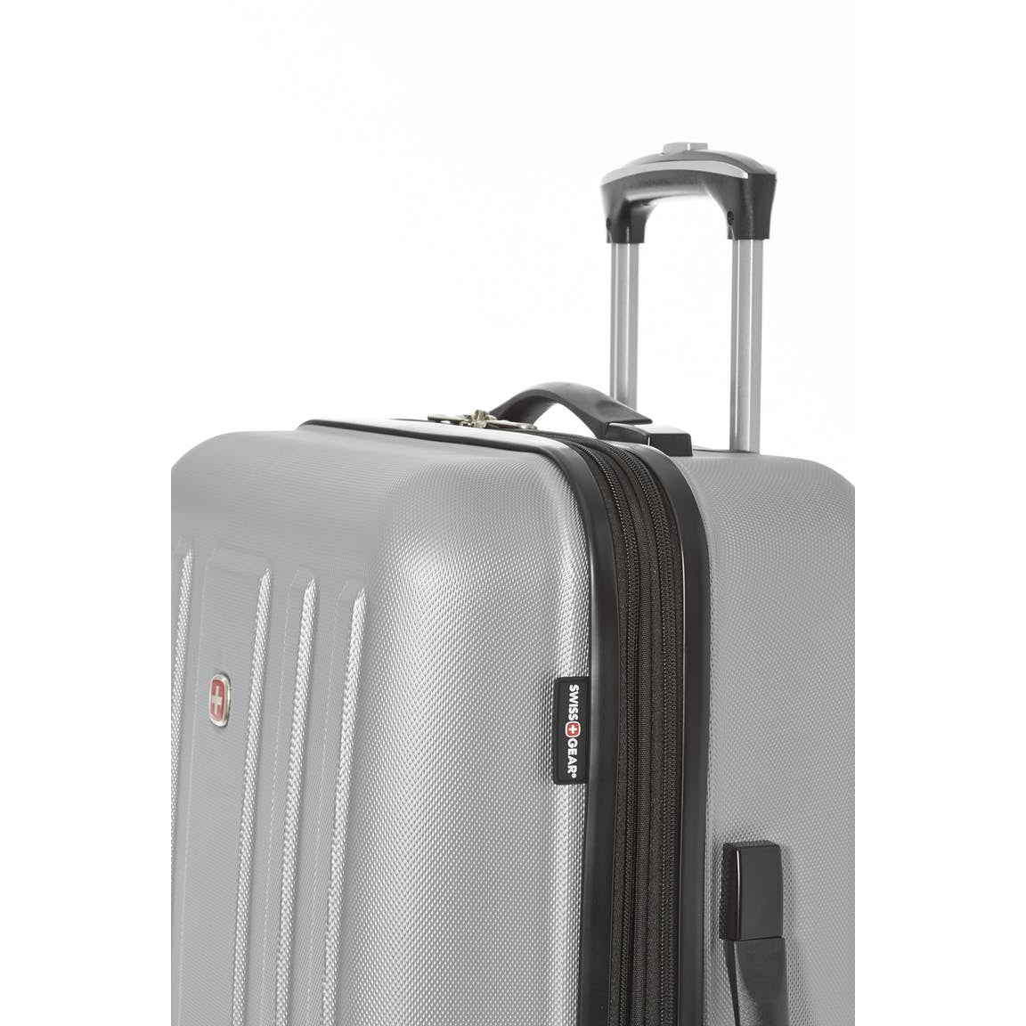 swissgear la sarrine large silver luggage